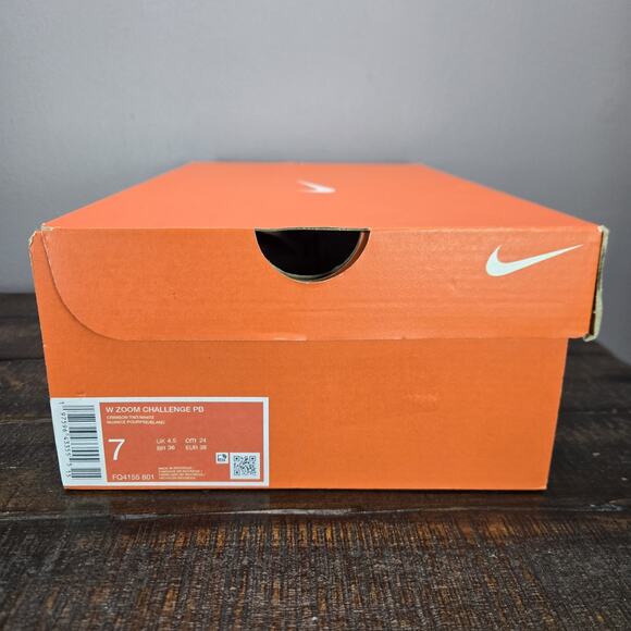 NEW Nike Zoom Challenge Womens Size 7 Pickleball Shoes Orange White FQ4155 801 - Picture 12 of 12